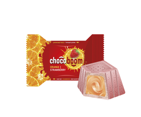 Chocoboom Апельсин + Полуниця | 0,100 кг