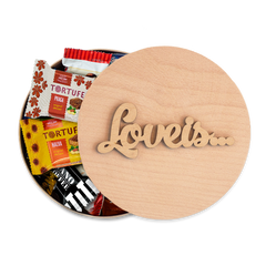 Тубус с конфетами - Love is L