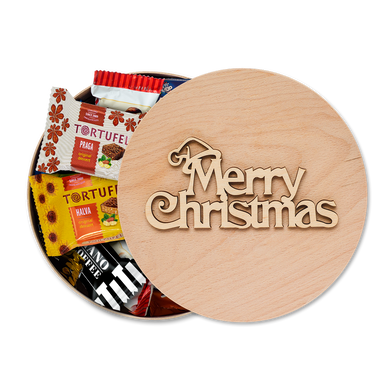 Тубус з цукерками - Merry Christmas L